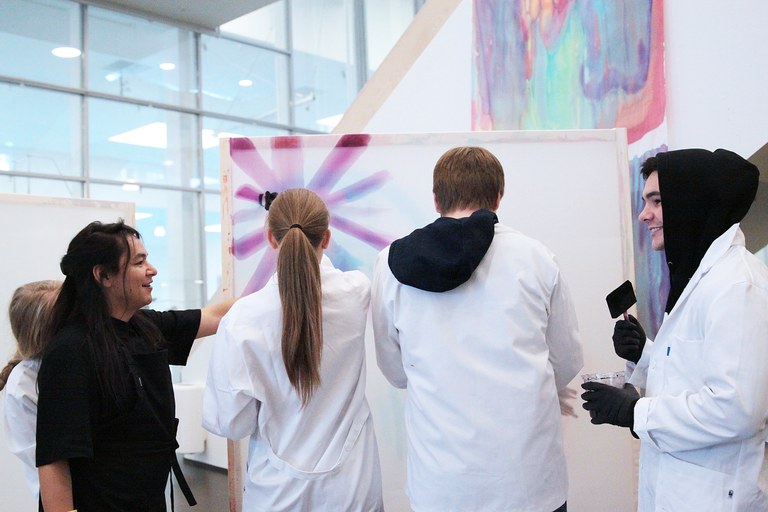 Kiyoshi Yamamoto: Action means Reaction, 2015 (Workshop performance) – Foto: Eliyah Mesayer Kiyoshi Yamamoto: Action means Reaction, 2015 (Workshop performance)